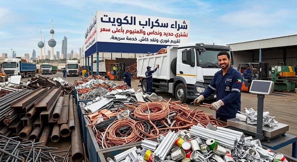شراء سكراب الكويت | نشتري حديد ونحاس وألمنيوم بأعلى الأسعار
